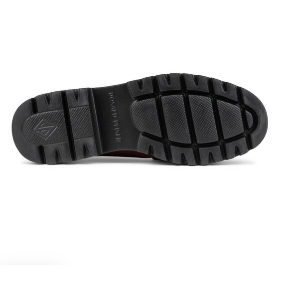 Donald Pliner Women's Helio Cranberry Red Suede Leather Loafers Flats SZ 8 NEW - Picture 6 of 6